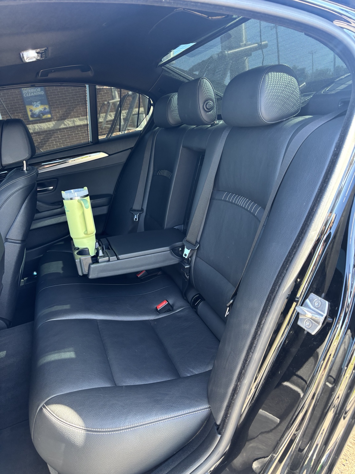 BMW 550i interior