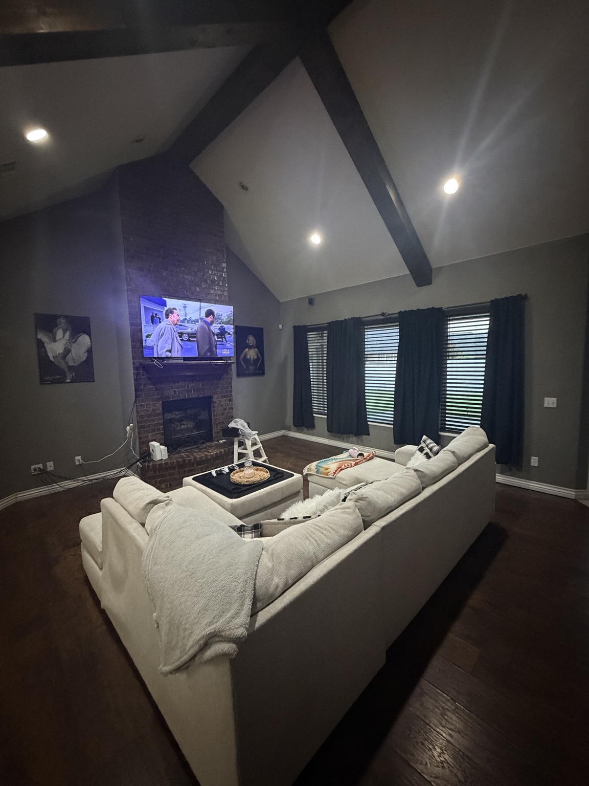 Living room seating area