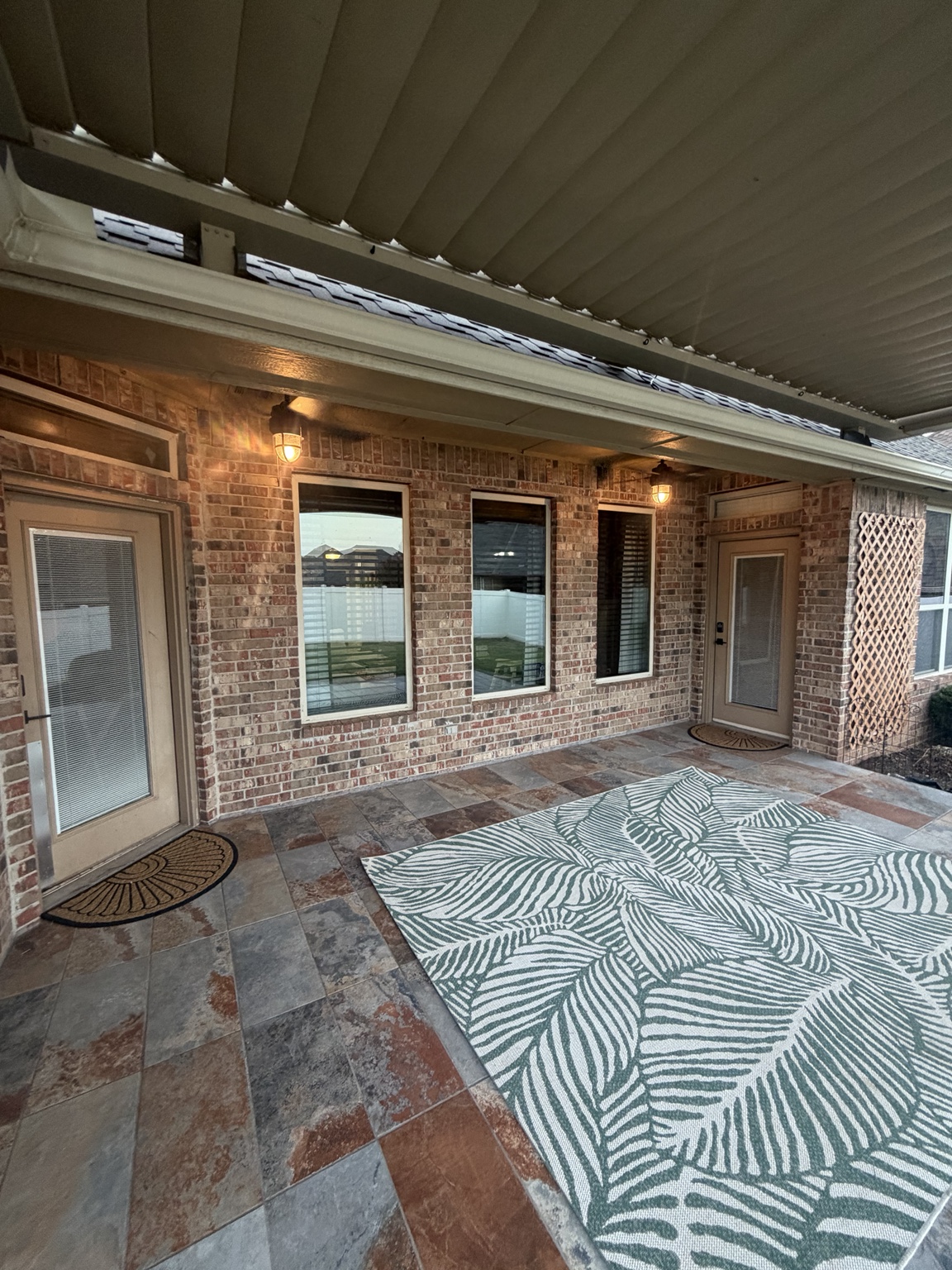 Covered outdoor patio