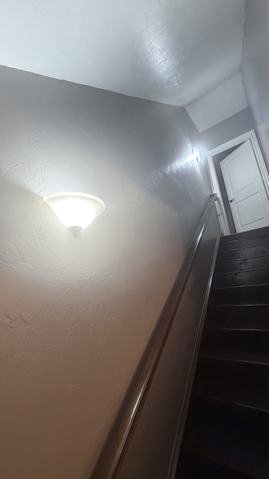 Stairway to the upstairs bonus area
